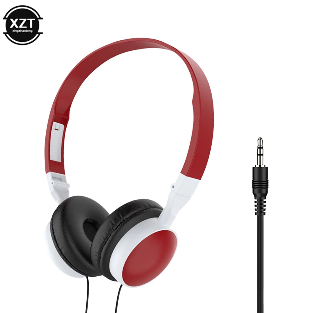 Headset Gaming con Subwoofer Cablate, Suono Hi‑Fi, Pieghevole e Portatile
