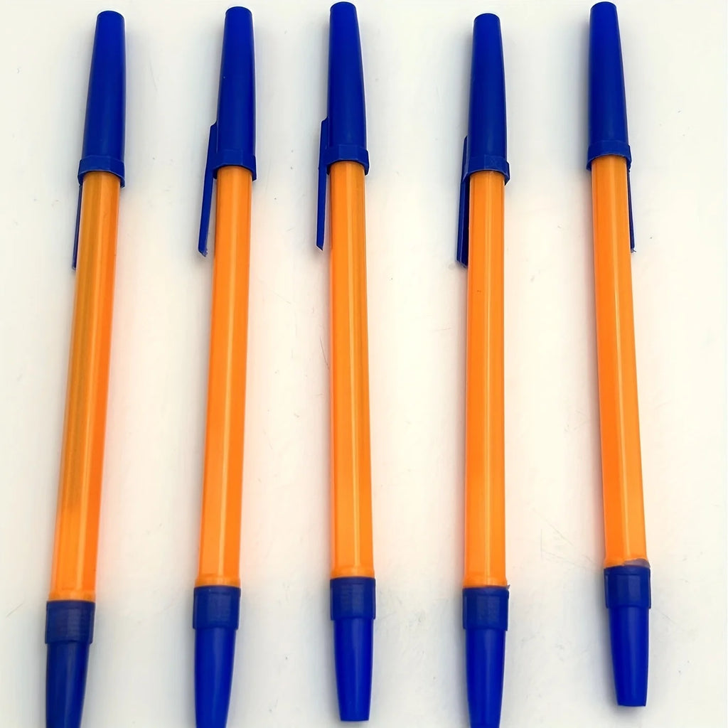 30 Penne a sfera fine point con inchiostro duraturo, clip e pulsante