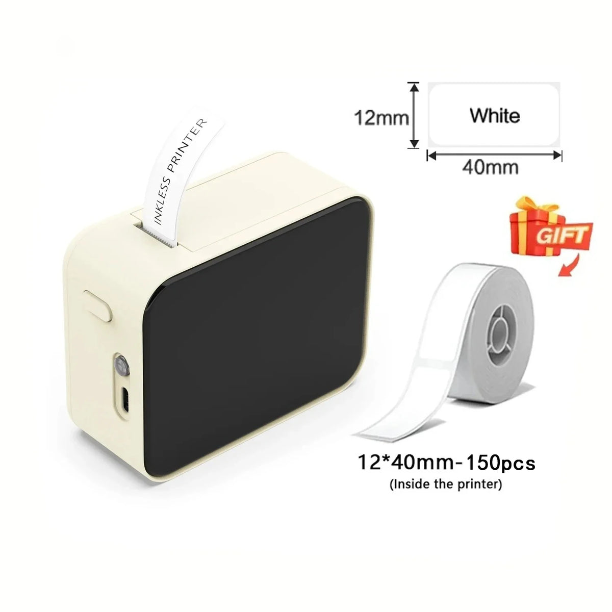 Stampante termica portatile Mini P15 Bluetooth per etichette 15 mm
