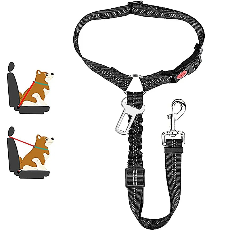 Imbracatura Canino Gatto Cintura Auto 2-in-1 Guinzaglio Sicurezza Sedile…