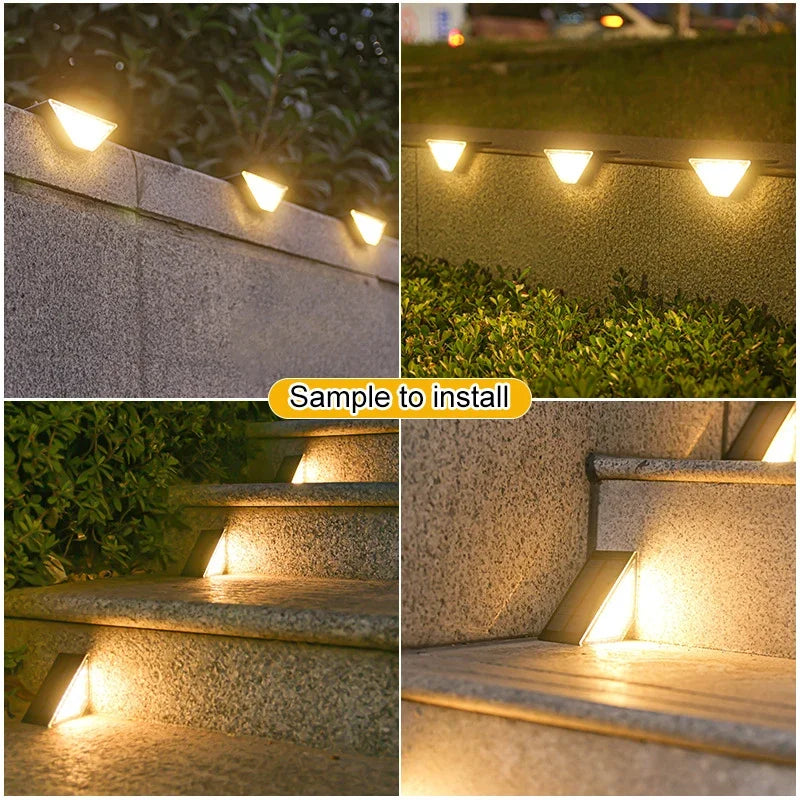 Luci Solari per Scale Esterne IP67, Impermeabili e Anti-Furto