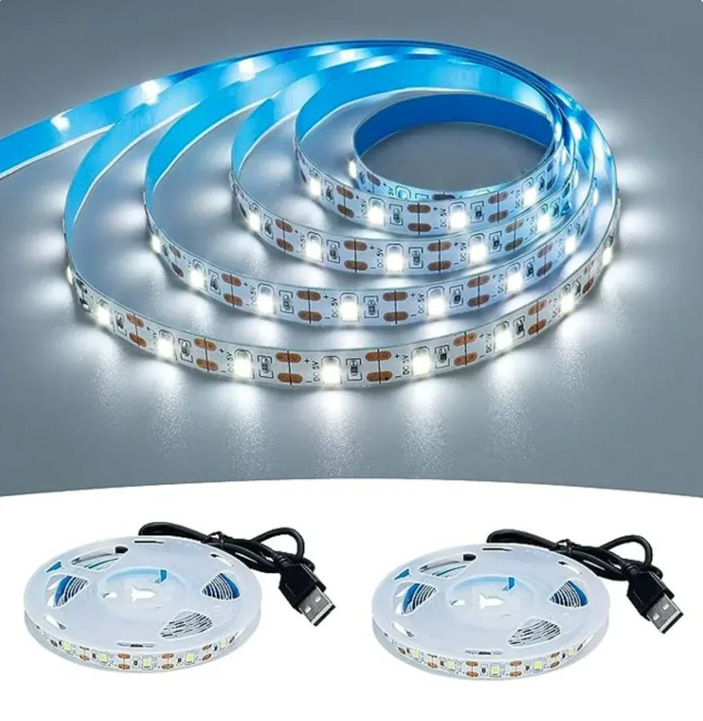 Striscia LED USB 5V 2835 Bianco 6500K 1‑5 m – Illuminazione d’ambiente