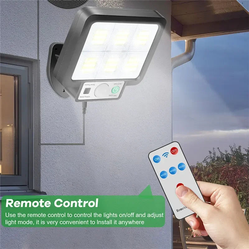 Lampada da Parete Solare con Sensore di Movimento IP65 per Giardino e Patio