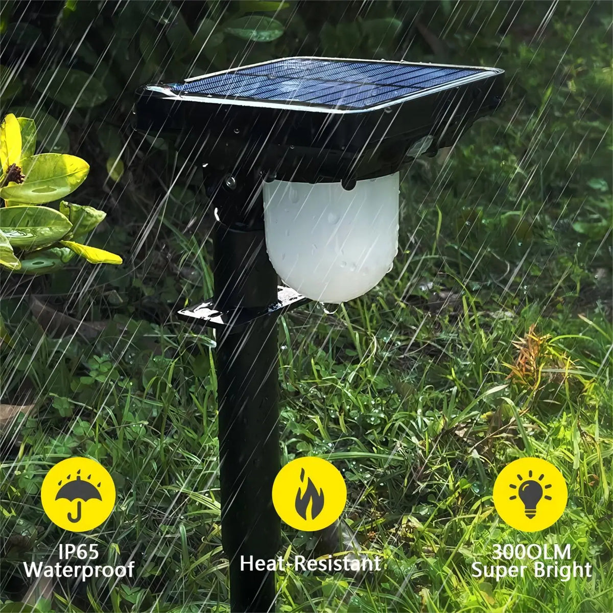 Lampada solare da parete con sensore di movimento, impermeabile IP65, LED