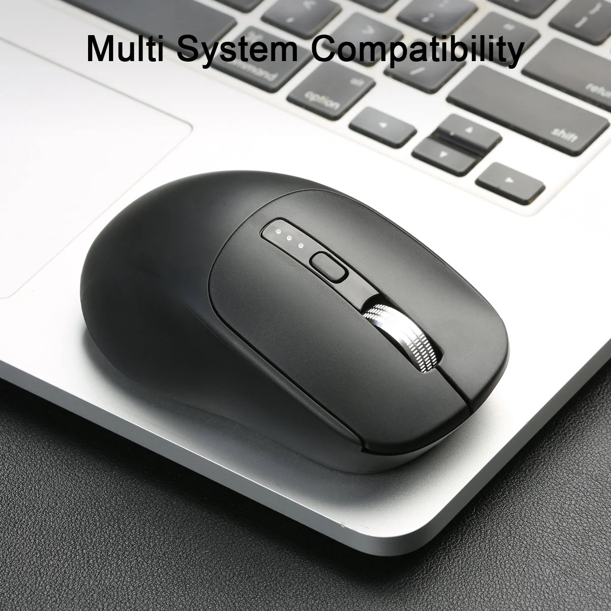 Wireless Mouse Bluetooth Compatible 5.2 USB 2.4Ghz Mice Ergonomic Wireless Office Mouse for iPad MacBook Tablet Laptop Computer