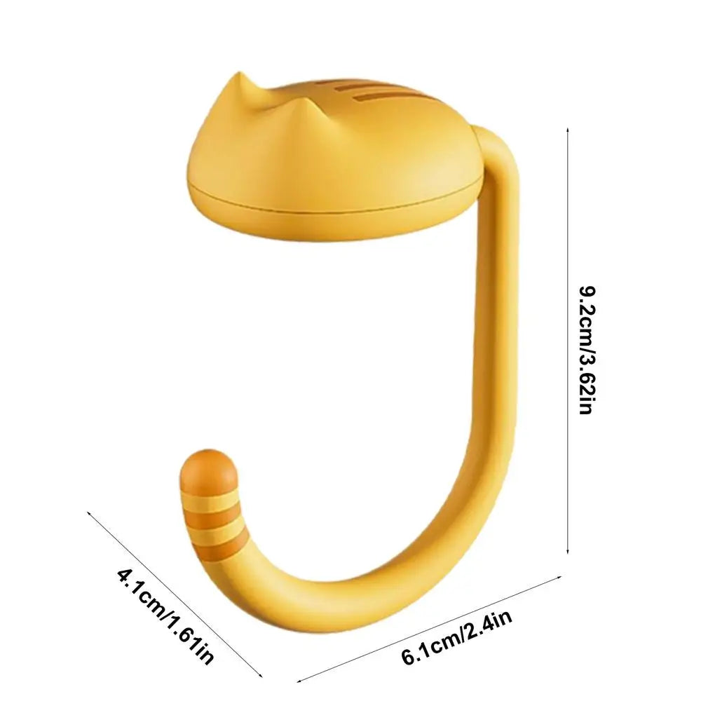 Gancio per Borsa a Forma di Gatto – Portatile e Multifunzionale per Scrivania