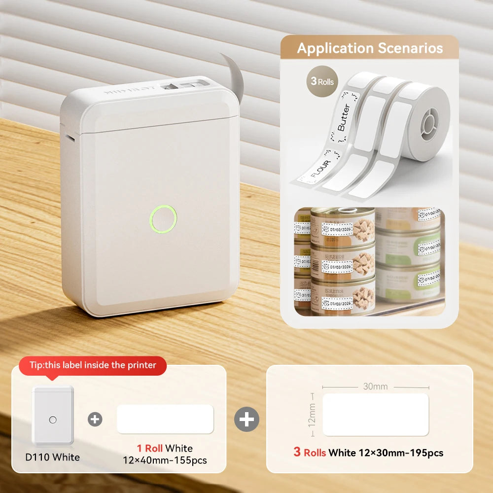 Stampante termica portatile Mini wireless per etichette adesive