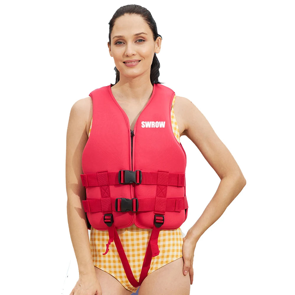Neoprene Life Jacket for Adults and Children Water Sports