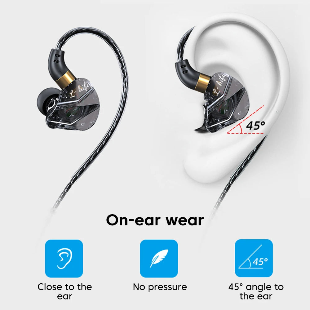 Cuffie In-Ear con Connettore Type‑C, Bass Potente e Controllo Volume
