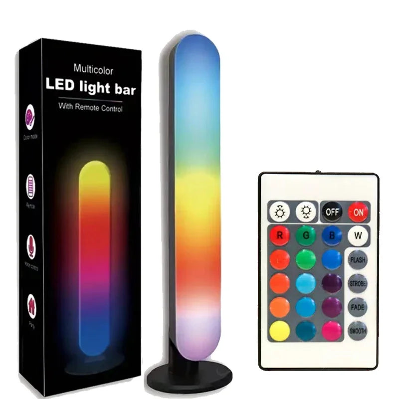 Barra LED RGB con sincronizzazione musicale, telecomando, per gaming, TV e…