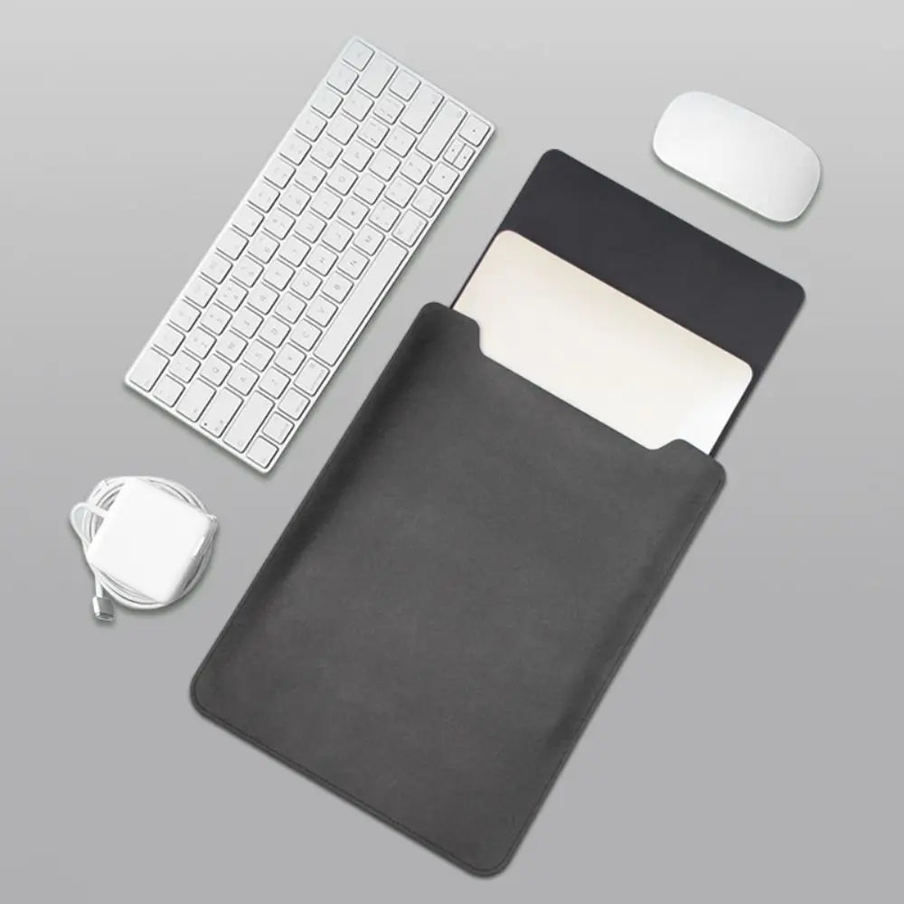 Cover Protettiva per Laptop 13-15 Pollici, Sleeve Ultra Sottile in PU Leather