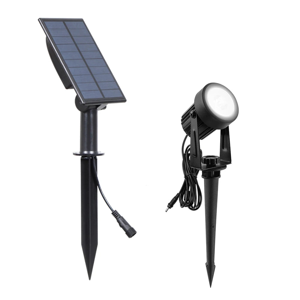 Lampada da giardino a energia solare LED IP65 con luci RGB e bianco…