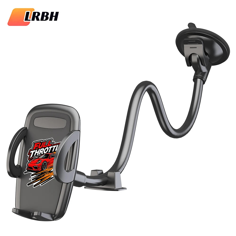 Supporto per cellulare da auto con braccio flessibile da 30 cm anti‑vibrazione