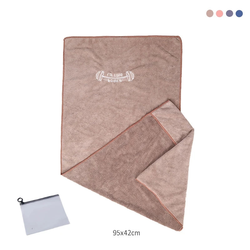Asciugamano sportivo in microfibra 42×95 cm – rapido asciugatura, antiscivolo,…