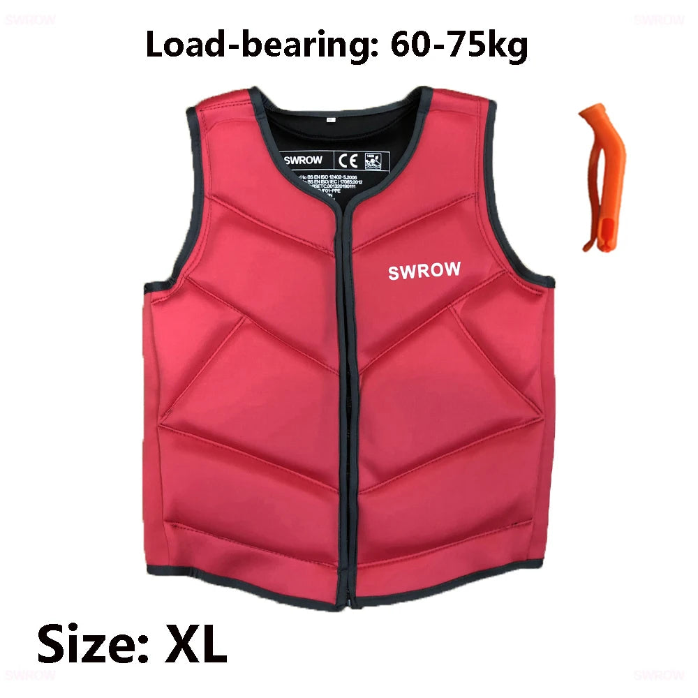 Neoprene buoyancy vest for adults and children – water sports