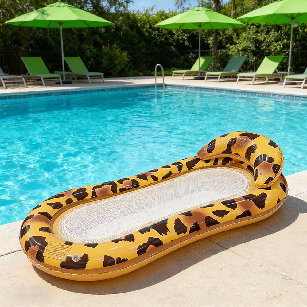1pc Inflatable Water Floating Lounge Chair for Pool Beach Sea Party Casual Gathering - Single Piece Waterborne Floatation Seat