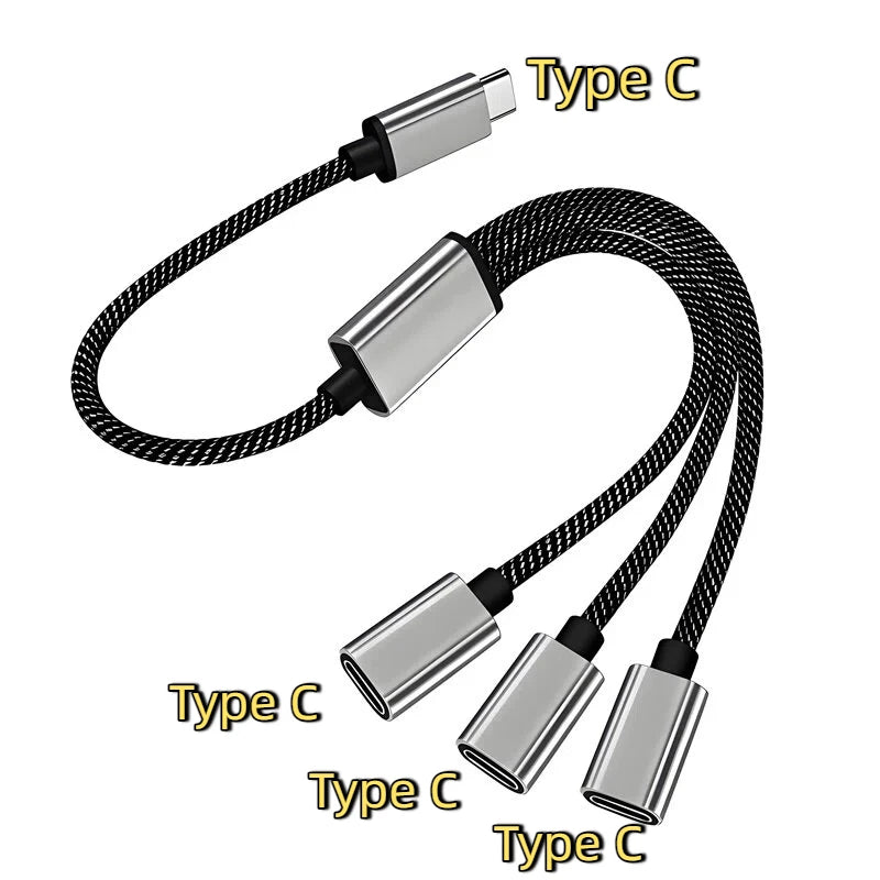Hub USB Type-C 4 porte con supporto SSD 2.5" - Trasferimento dati veloce