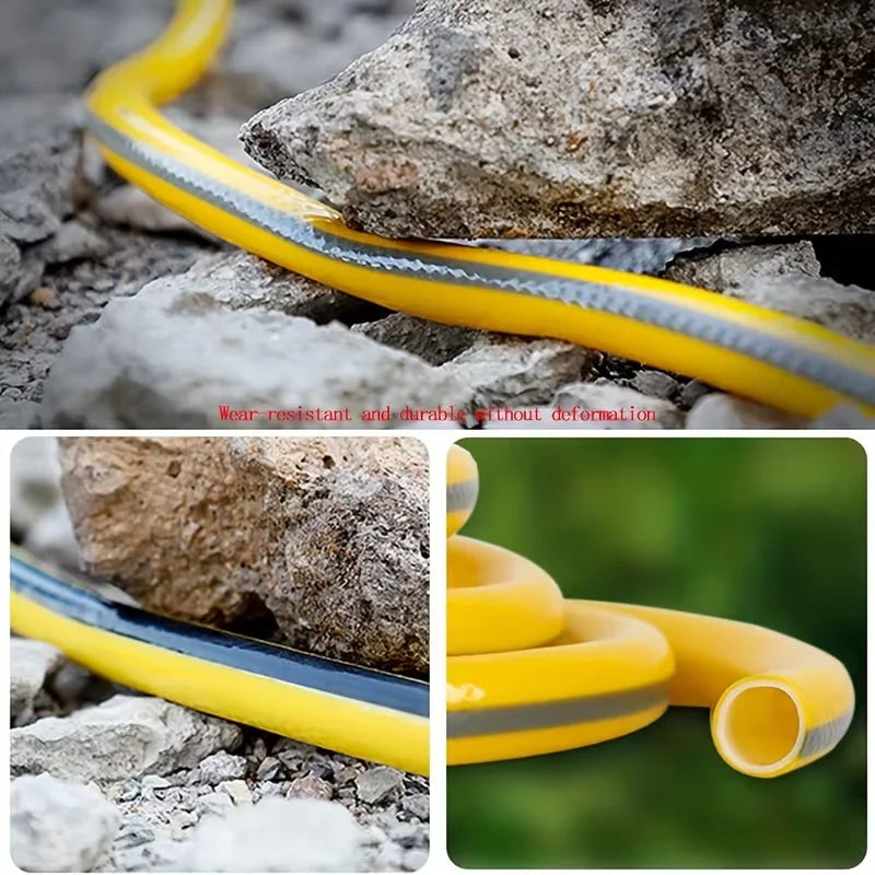 Tubo da giardino in gomma rinforzata 5/10/20 m – anti graffi, anti perdite