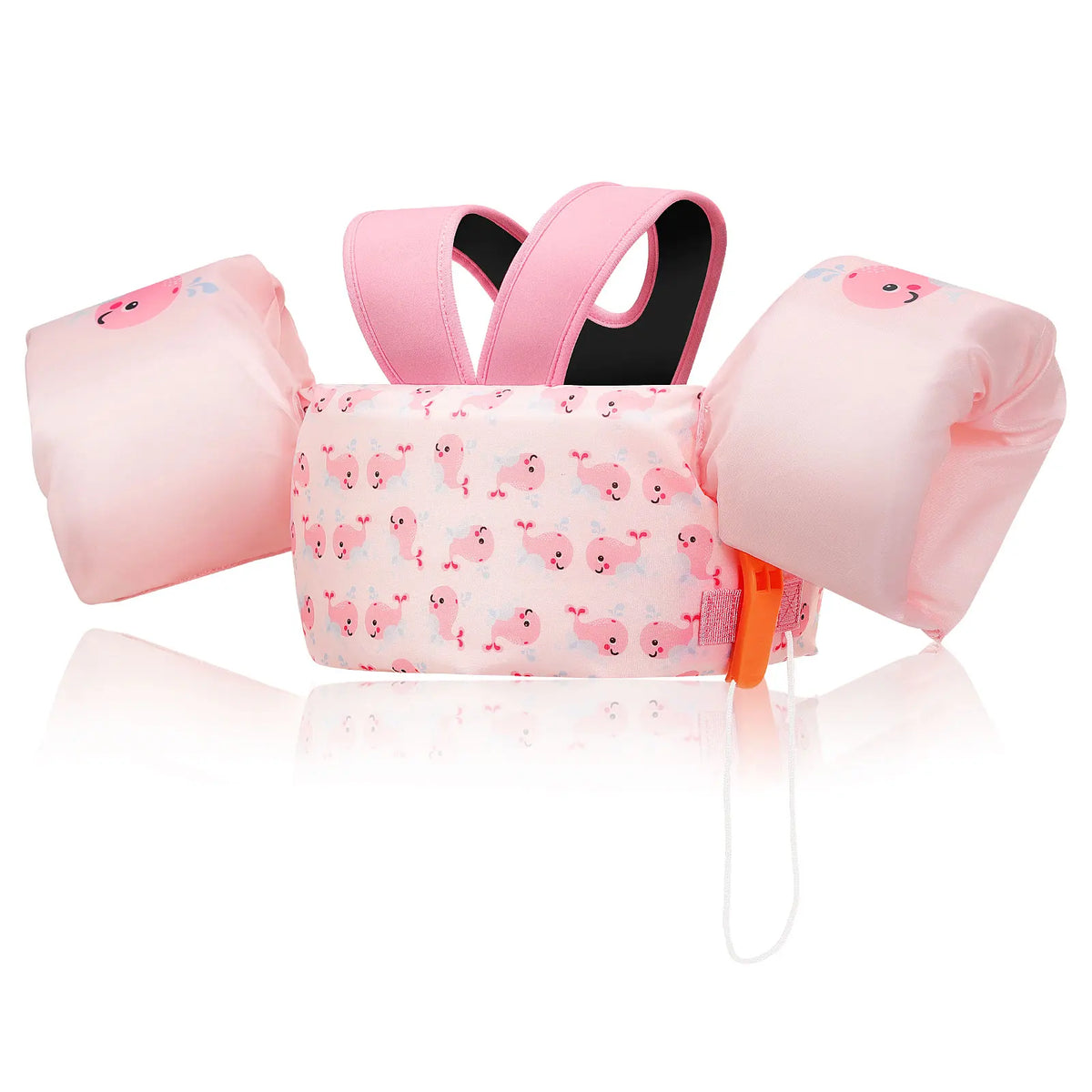 Gilet de sauvetage pour enfants avec sifflet, brassards en mousse pour piscine et kayak