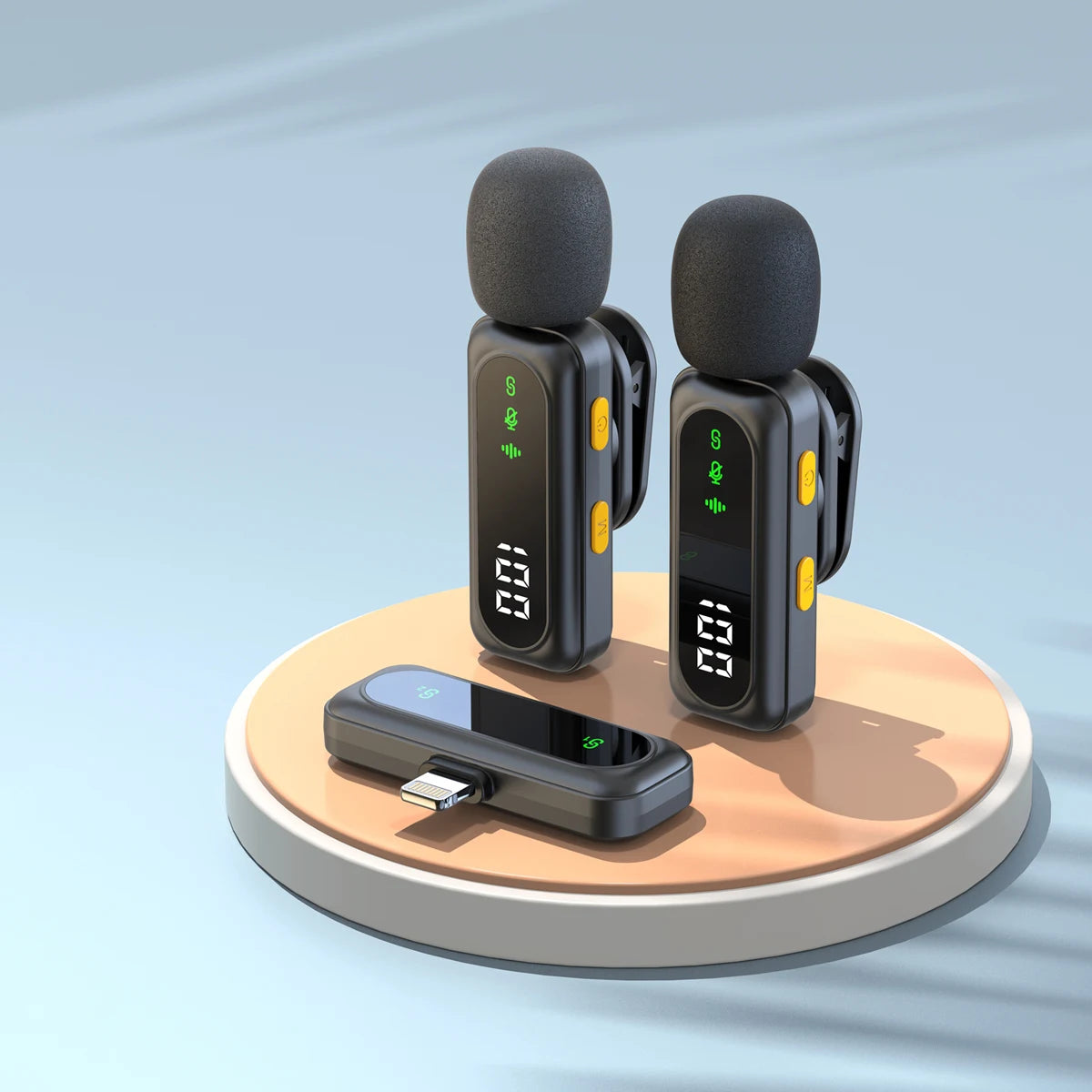 Microfono Lavalier Wireless Dual per iPhone e Android – Audio Cristallino