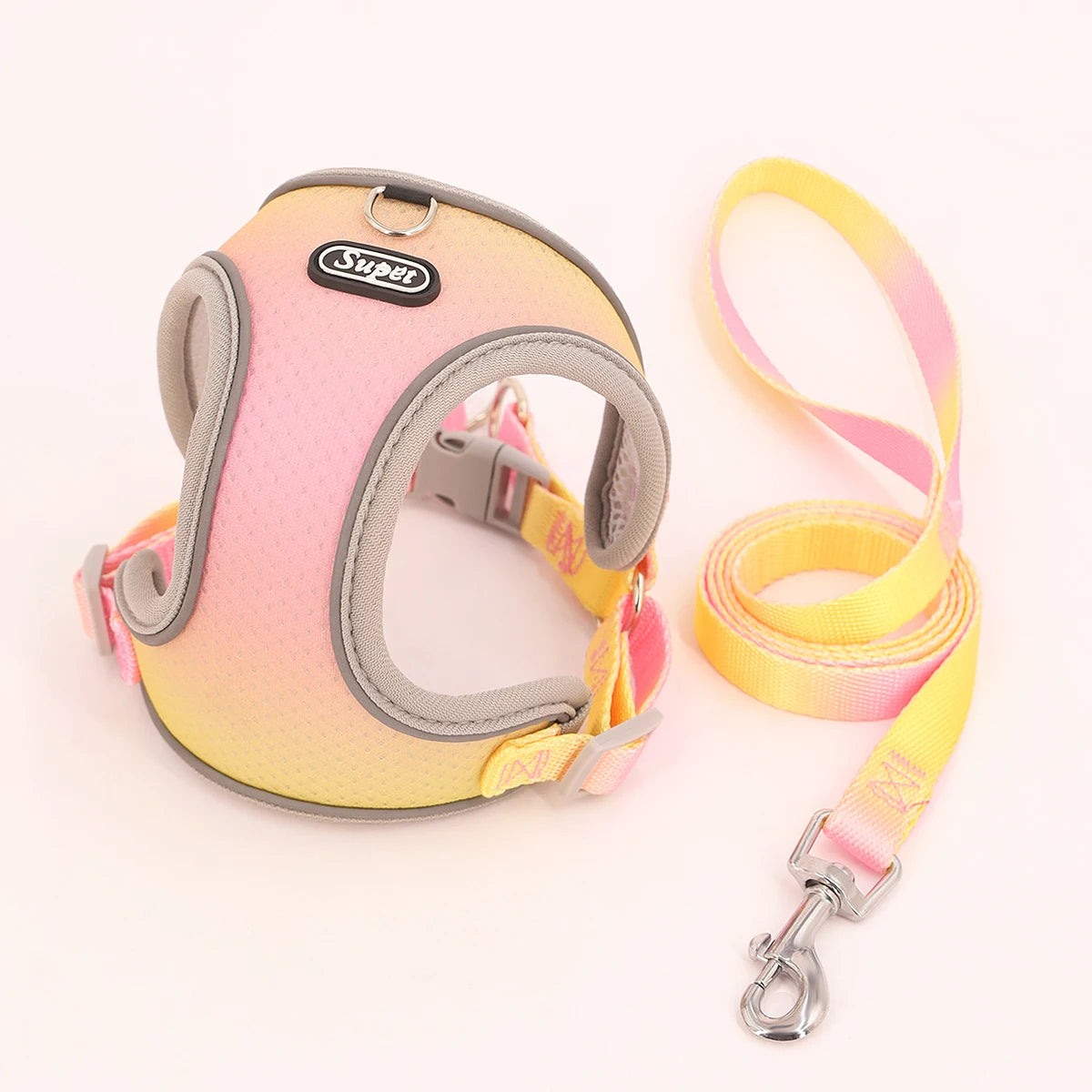 Imbracatura regolabile Step‑in riflettente per cani e gatti – vestizione…