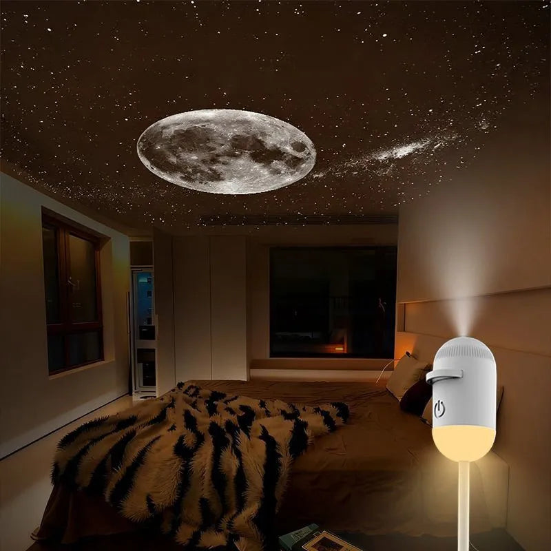 Proiettore Galassia 2 in 1 — Cielo Stellato e Luce Notturna per Camera