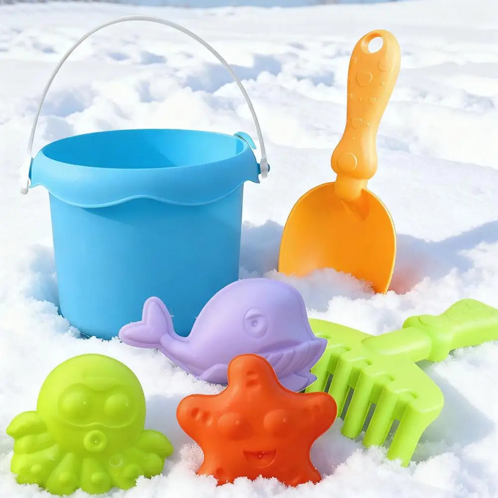 Set Gioco da Spiaggia per Bambini – Secchiello, Paletta, Rastrello e…