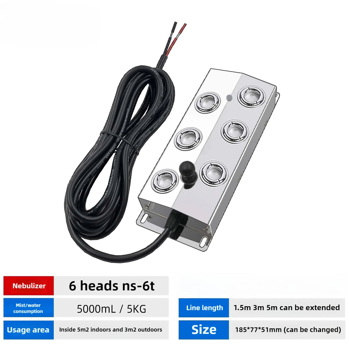 Umidificatore Ultrasonico Industriale 48V con 12 Testine – Nebulizzatore per…