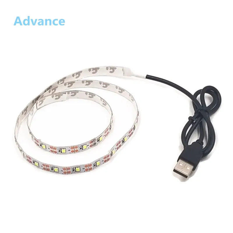 Striscia LED USB 5V 1‑5 m, colori multicolore, impermeabile, 60 LED/m