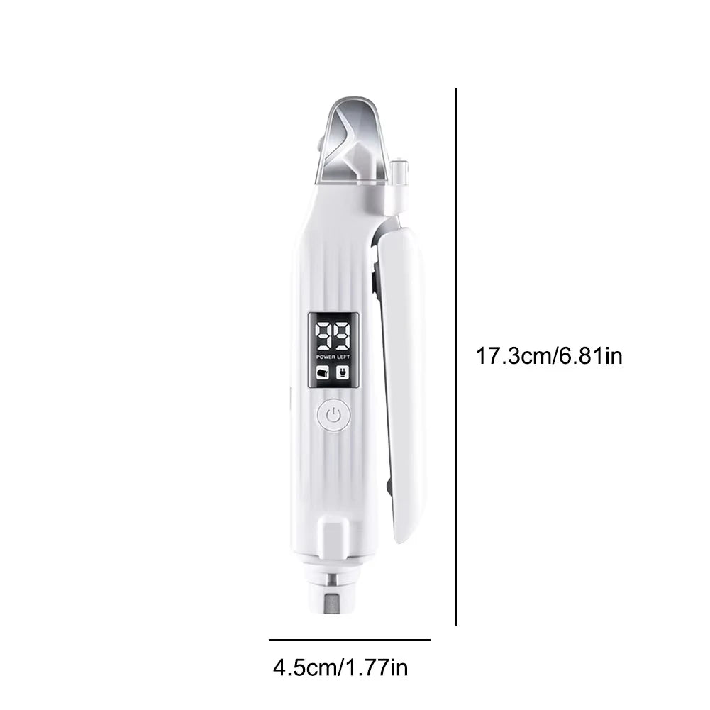 Trimmer elettrico 2 in 1 per unghie di cani e gatti con luci LED