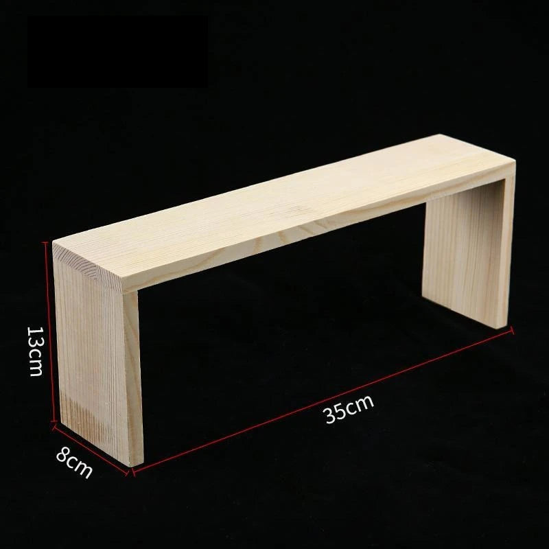 Présentoir en bois à gradins en U, étagères portables, organisateurs pour parfum, poupées, cupcakes, bijoux, rangement et organisation