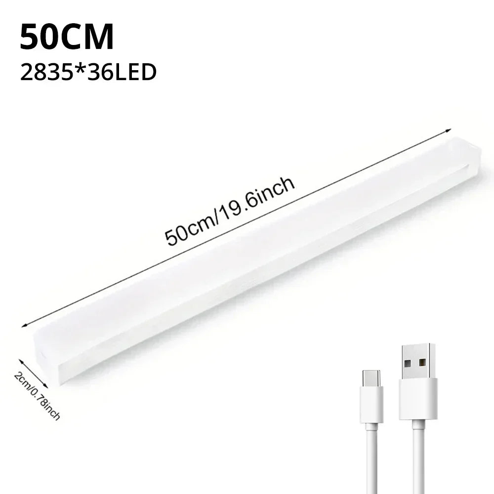Luce Notturna a Sensore di Movimento Ricaricabile LED per Armadi e Corridoi