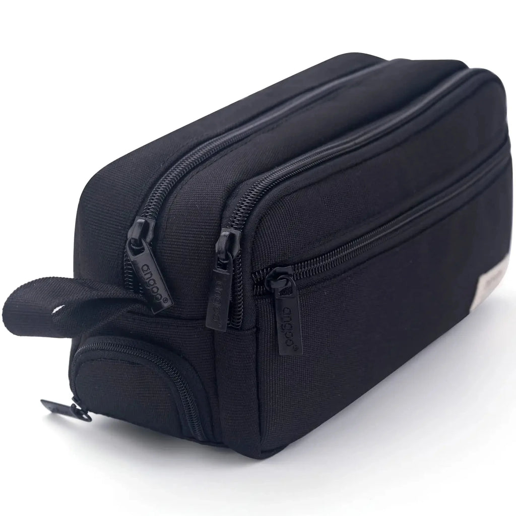 Large-Capacity Zippered Pencil Case Portable Multi-Compartment Pencil Pouch Waterproof and Durable Stationery Storage