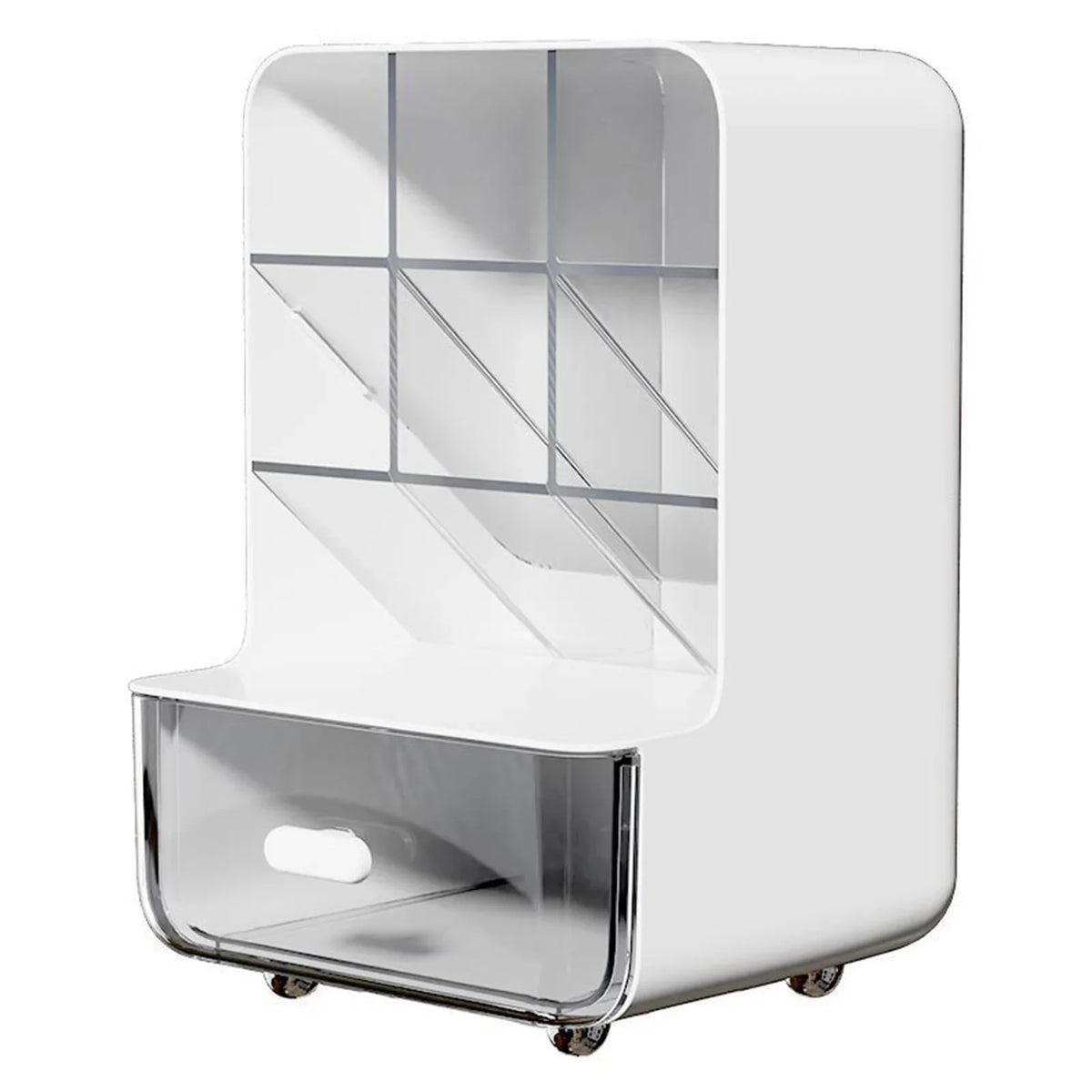 Clear Desk Organizer Pen Holder Multi-layer Pencil Storage Box Office Stationery Supplies Organizer Home School Desk Accessories