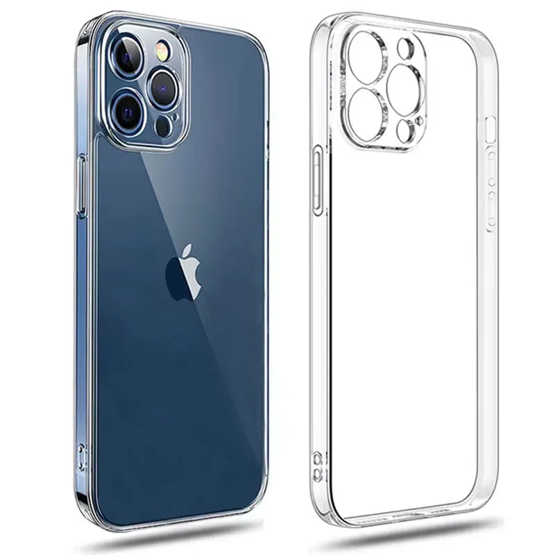 Ultra Thin Clear Phone Case For iPhone 11 12 13 14 15 16 17 18 Pro X XR XS Max Mini 7 8Plus Silicone Soft Transparent Back Cover