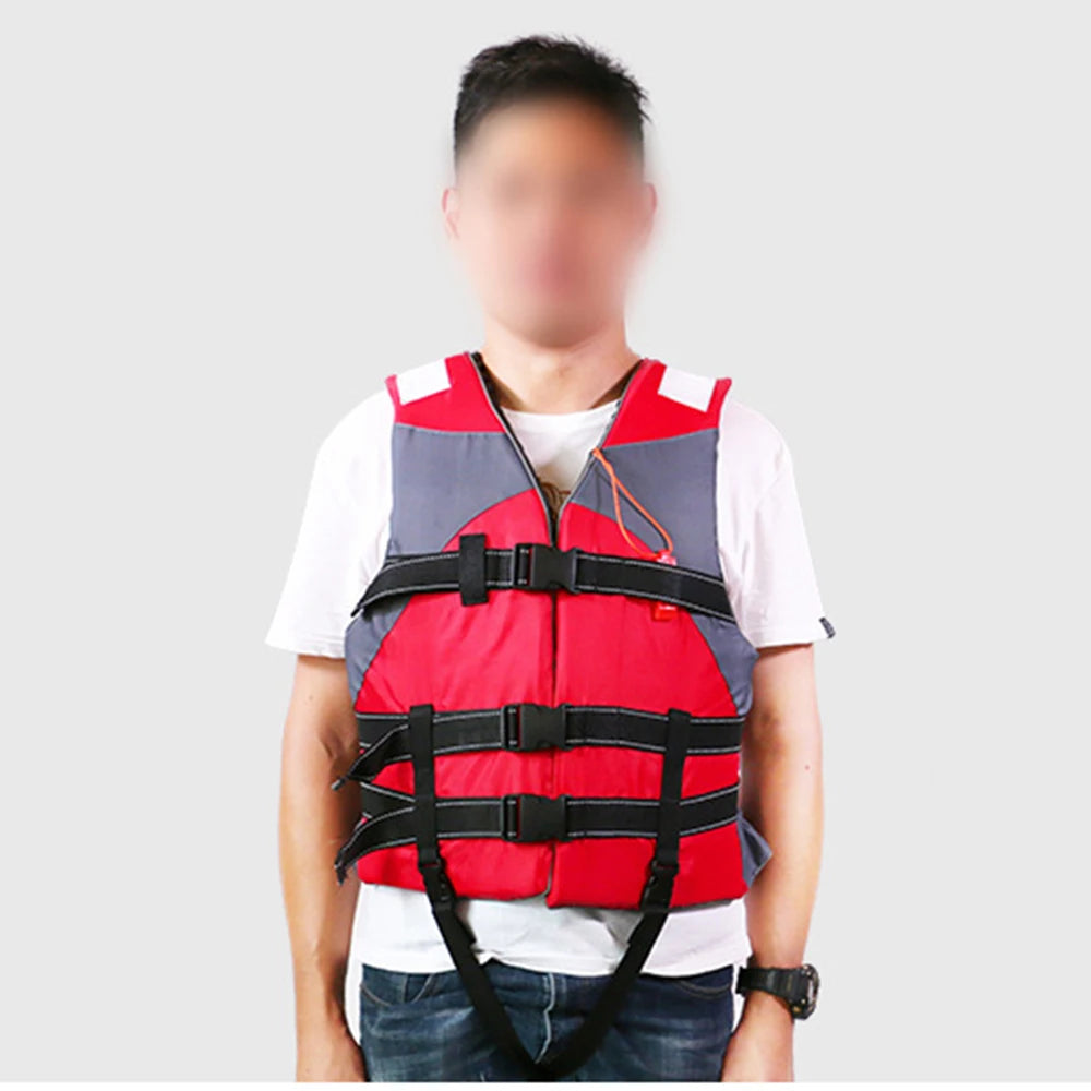 Swimming Boating Skiing Driving Vest Water Safety Survival Suit Universal Life Vest Jacket for Adult Children S -XXXL