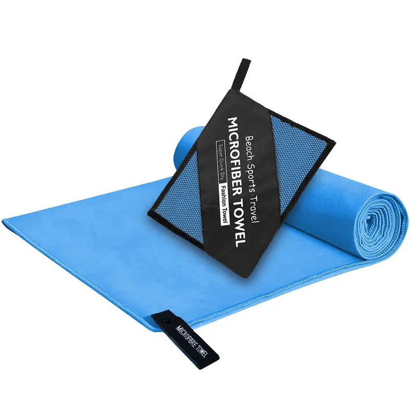 Serviette en microfibre absorbante – 6 tailles pour la salle de sport, la plage et les voyages