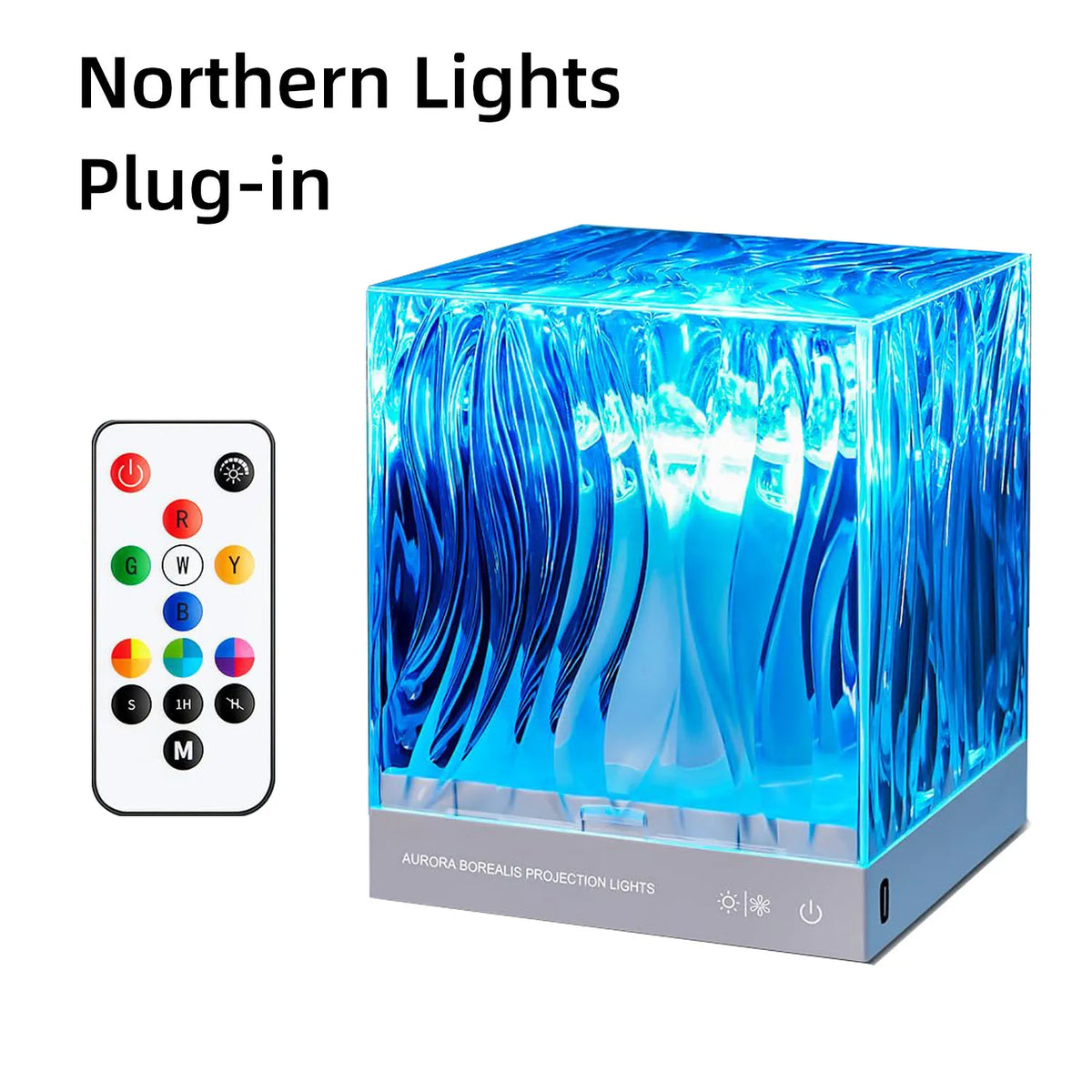 Lampada Proiettore Aurora Boreale e Onde Oceaniche - Luce Notturna Atmosferica