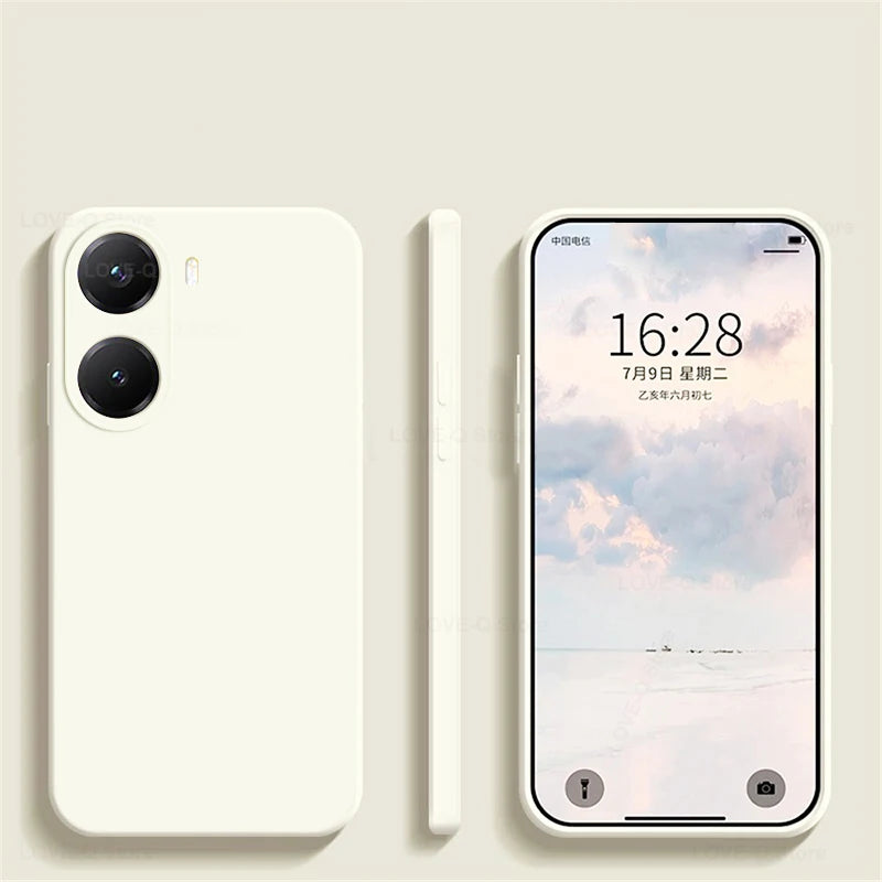 Cover Silicone Liquido Shockproof per Xiaomi Poco X7 X8 Pro Max