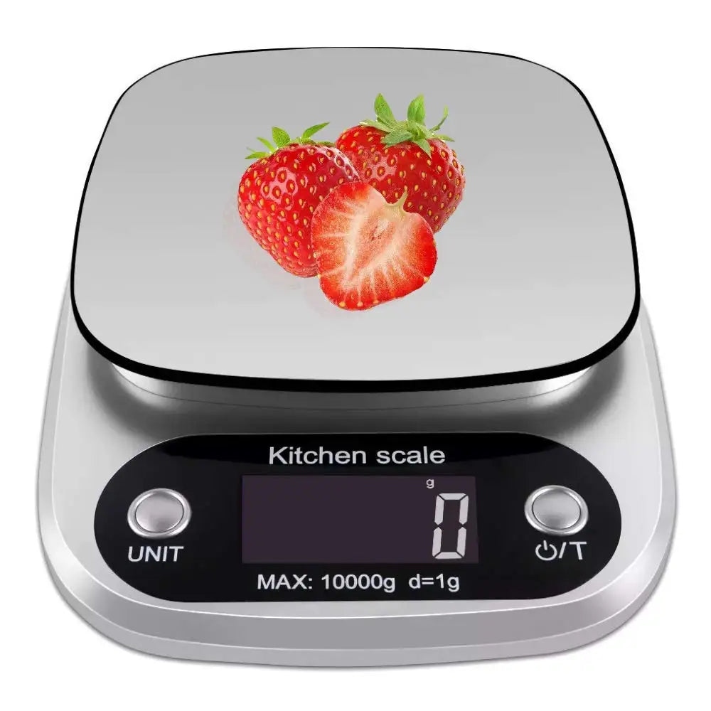 Bilancia da cucina digitale 10 kg, precisione 1 g, unità g/ml/lb‑oz, design…