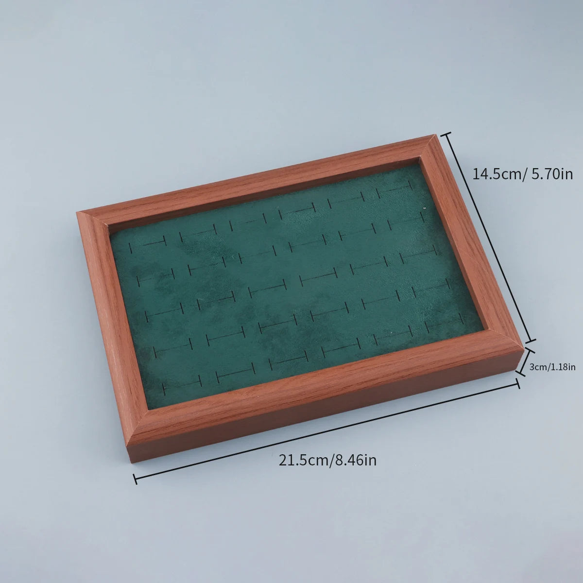 Fashion Ring Display Plate Ear Studs Bracelet Jewelry Storage Box Wood Organizing Box Ring Tray