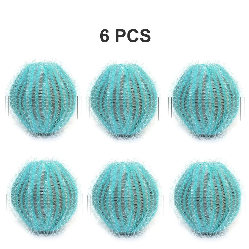 Set 6 palline in nylon per asciugatrice e lavatrice, rimuove peli di cane e…