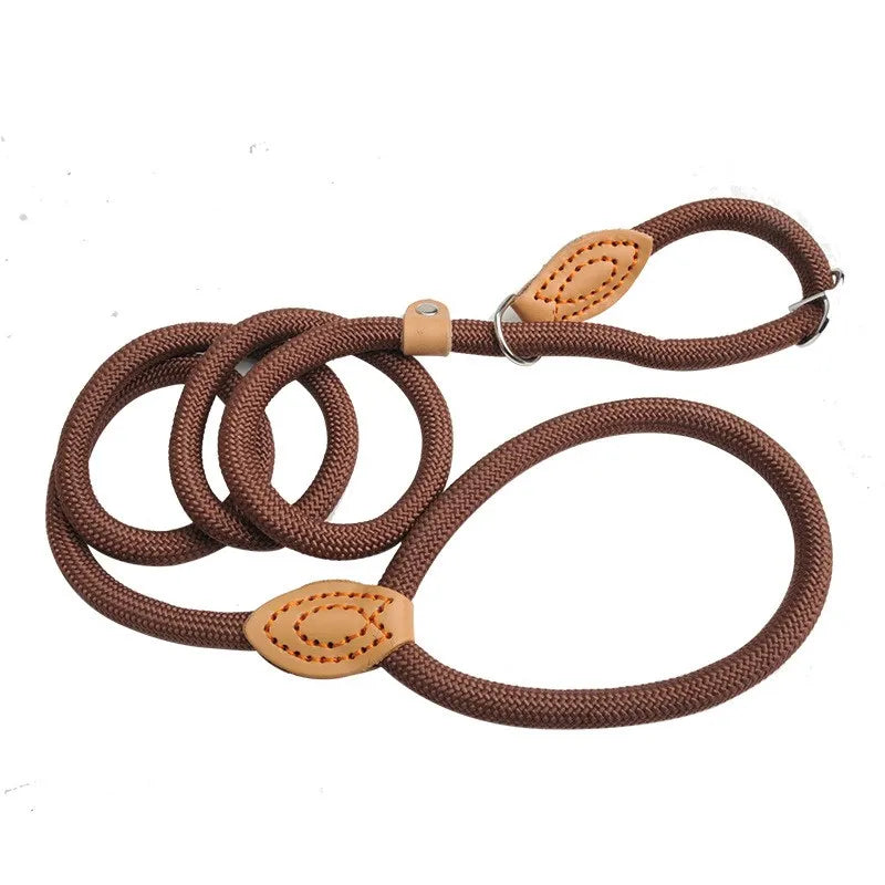 Guinzaglio a corda scorrevole in nylon rinforzato, regolabile per cani di…
