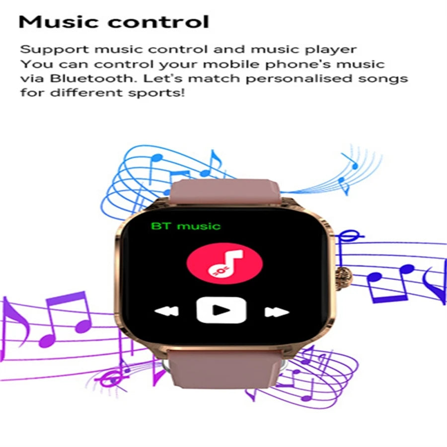 Smartwatch sportivo 2.01" HD con touch full, fitness e notifiche