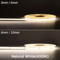 Striscia LED COB 12V/24V 3‑5mm dimmerabile 3000‑6000K per casa