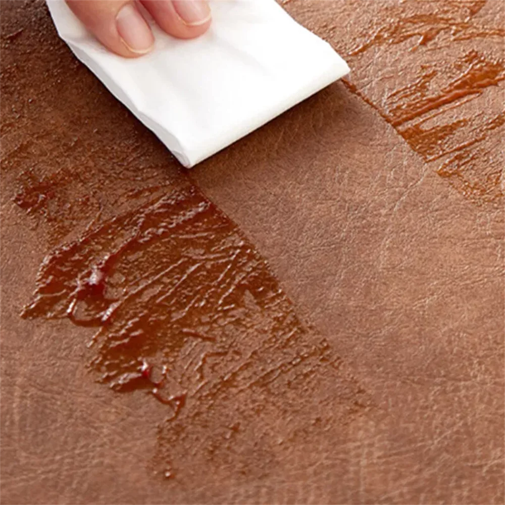 Faux Leather Placemats Set of 1/4/6pcs ,Heat Resistant Non-Slip Waterproof,Double-Sides,Kitchen Dining PU Table Place Mats