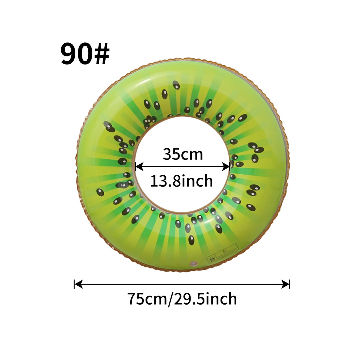 Anello gonfiabile Watermelon in PVC per piscina e spiaggia