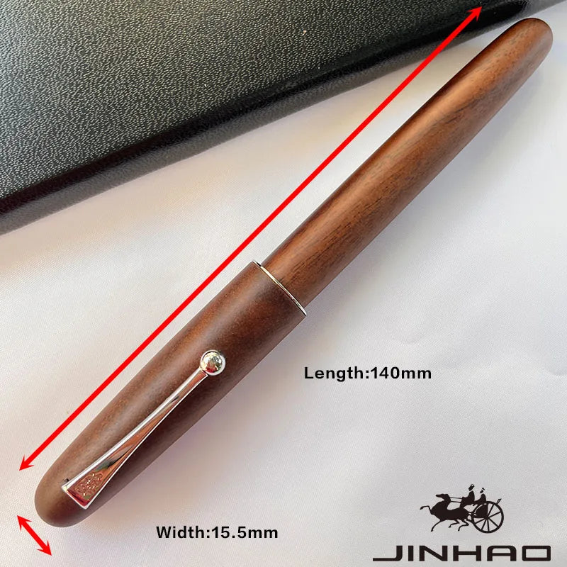 Penna stilografica artigianale in legno – scrittura professionale 0,5 mm