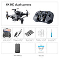 Mini Drone 4K con Doppia Camera, Evitamento Ostacoli a 5 Lati e Ali Pieghevoli…