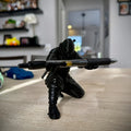 Ninja Pen Holder 3D Printed Samurai Desk Ornament Stationery Organizer For Gaming Setup Office Men Gift